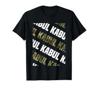 Motif Camouflage Vert Kaboul T-Shirt