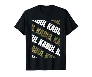 Motif Camouflage Vert Kaboul T-Shirt