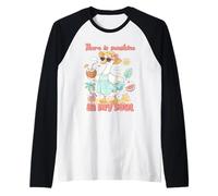 Motif Canard Mignon « There is Sunshine in My Soul » Manche Raglan