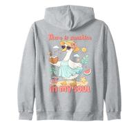 Motif Canard Mignon « There is Sunshine in My Soul » Sweat à Capuche