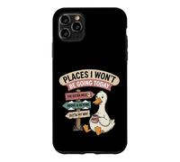 Motif Canard Paresseux « Places I Won't Be Going Today » Coque pour iPhone 11 Pro Max