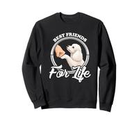 Motif Caniche Blanc Amusant Best Friends Amoureux de Caniche Sweatshirt