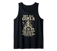 Motif Capitaine Pirate « Not All Girls Want to Be Saved » Débardeur