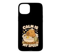Motif Capybara Le Calme est Mon Rythme Coque pour iPhone 15 Plus