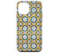Motif Carreaux Portugal Lisbonne Bleu/Blanc/Jaune Coque pour iPhone 12 Mini
