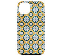 Motif Carreaux Portugal Lisbonne Bleu/Blanc/Jaune Coque pour iPhone 13