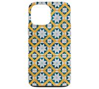 Motif Carreaux Portugal Lisbonne Bleu/Blanc/Jaune Coque pour iPhone 13 Pro Max
