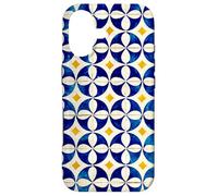 Motif Carreaux Portugal Lisbonne Bleu/Blanc/Jaune Coque pour iPhone 17