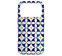 Motif Carreaux Portugal Lisbonne Bleu/Blanc/Jaune Coque pour iPhone 17 Pro