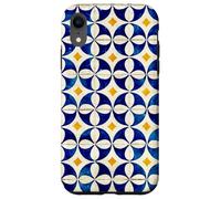 Motif Carreaux Portugal Lisbonne Bleu/Blanc/Jaune Coque pour iPhone XR