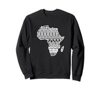 Motif Carte de Contour de l'Afrique Sweatshirt