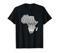 Motif Carte de Contour de l'Afrique T-Shirt