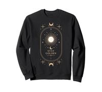 Motif céleste avec Soleil, Lune et étoiles mystiques Sweatshirt