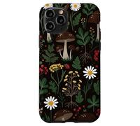 Motif Champignon Marguerite botanique Cottagecore Coque pour iPhone 11 Pro