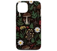 Motif Champignon Marguerite botanique Cottagecore Coque pour iPhone 13