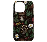 Motif Champignon Marguerite botanique Cottagecore Coque pour iPhone 14 Pro Max