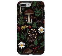 Motif Champignon Marguerite botanique Cottagecore Coque pour iPhone 7 Plus/8 Plus
