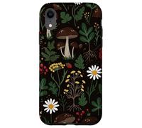 Motif Champignon Marguerite botanique Cottagecore Coque pour iPhone XR