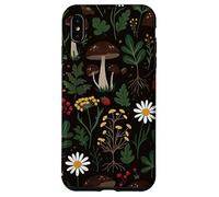 Motif Champignon Marguerite botanique Cottagecore Coque pour iPhone XS Max