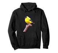 Motif chardonneret américain amoureux des oiseaux Sweat à Capuche