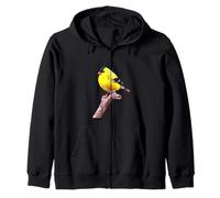 Motif chardonneret américain amoureux des oiseaux Sweat à Capuche
