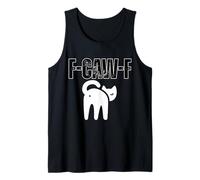 Motif Chat F-CAW-F pour Une Attitude Sarcastique Amusante Débardeur