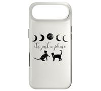 Motif Chat Humoristique rétro Citation It's Just a Phase Coque pour iPhone Air