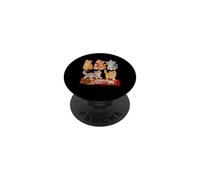 Motif Chat Mignon et Amateur de Chocolat PopSockets PopGrip Adhésif