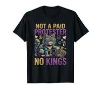 Motif Chat « Not A Paid Protester No Kings » T-Shirt