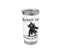 Motif chevalier Buhurt T Bouhourt pour les combattants de Gobelet isotherme en acier inoxydable double paroi