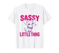 Motif Chien Amusant Chihuahua Sassy Little Thing T-Shirt Graphique avec Valeur