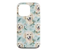 Motif Chien Golden Retriever Coque pour iPhone 13 Pro
