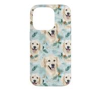 Motif Chien Golden Retriever Coque pour iPhone 14 Pro