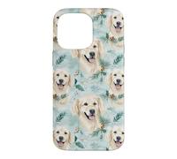 Motif Chien Golden Retriever Coque pour iPhone 14 Pro Max