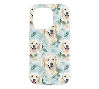 Motif Chien Golden Retriever Coque pour iPhone 15 Pro
