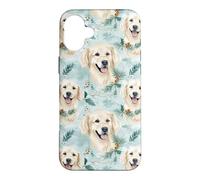 Motif Chien Golden Retriever Coque pour iPhone 16 Plus