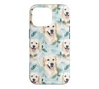 Motif Chien Golden Retriever Coque pour iPhone 16 Pro
