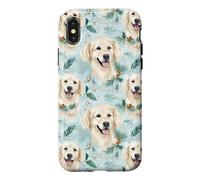 Motif Chien Golden Retriever Coque pour iPhone X/XS
