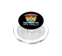 Motif Chien rétro - Every Bite You Take, I'll Be Watching You PopSockets PopGrip pour MagSafe