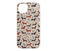 Motif Chien Teckel Wiener Coque pour iPhone 14 Plus