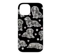 Motif Chien Teckel Wiener Doxie Mom Coque pour iPhone 14
