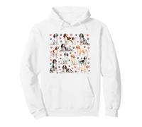 Motif Chiens Setter Anglais Sweat à Capuche
