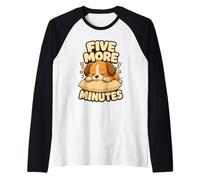 Motif Chiot Encore Cinq Minutes Manche Raglan