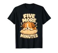 Motif Chiot Encore Cinq Minutes T-Shirt