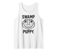 Motif Chiot Marais avec tête d'alligator Mignonne Débardeur