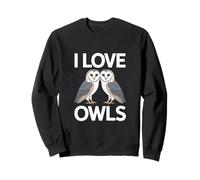 Motif Chouette effraie I Love Owls Sweatshirt