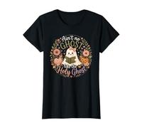 Motif chrétien d'halloween fantôme Saint Esprit Automne Foi T-Shirt
