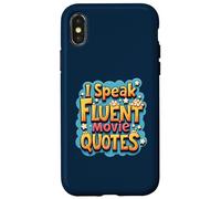 Motif Citations du Film I Speak Fluent Coque pour iPhone X/XS