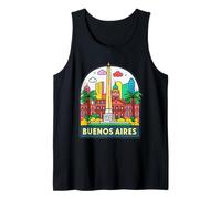 Motif coloré de Buenos Aires Débardeur