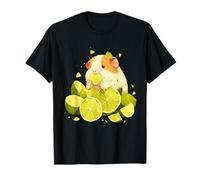 Motif coloré de Cochon d'Inde Vert Citron T-Shirt